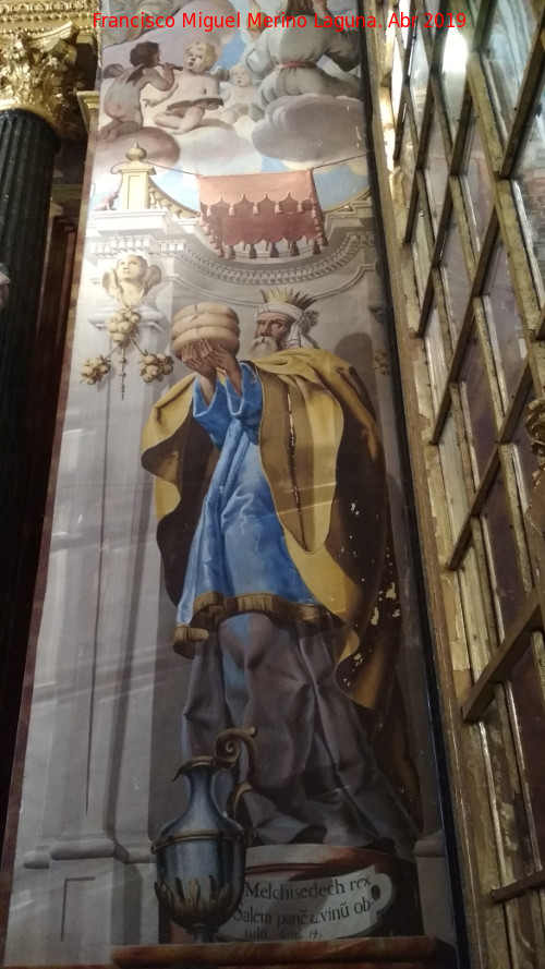 Monasterio de la Cartuja. Sagrario - Monasterio de la Cartuja. Sagrario. Pintura mural