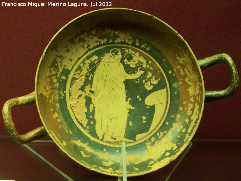 Castellones de Ceal - Castellones de Ceal. Kylix siglo V a.C, Museo Arqueolgico de beda