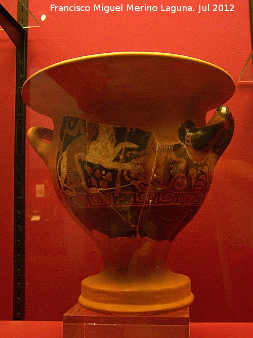 Castellones de Ceal - Castellones de Ceal. Crtera griega de campana. Museo Arqueolgico de beda