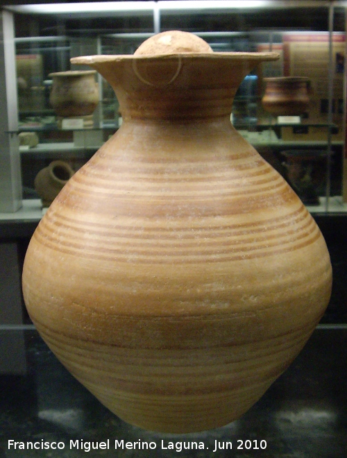 Castellones de Ceal - Castellones de Ceal. Urna cineraria siglo IV a.C. Museo Provincial