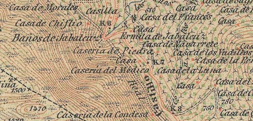Cortijo Casa - Cortijo Casa. Mapa antiguo