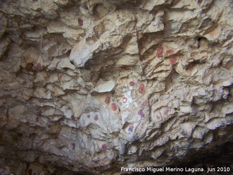 Pinturas rupestres de la Cueva de los Soles Abside I - Pinturas rupestres de la Cueva de los Soles Abside I. Puntos