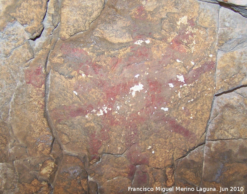 Pinturas rupestres de la Cueva de los Soles Abside II - Pinturas rupestres de la Cueva de los Soles Abside II. Sol