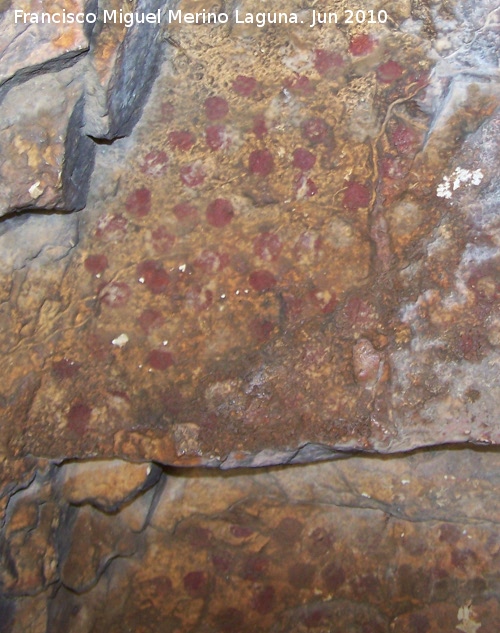 Pinturas rupestres de la Cueva de los Soles Abside II - Pinturas rupestres de la Cueva de los Soles Abside II. Puntos