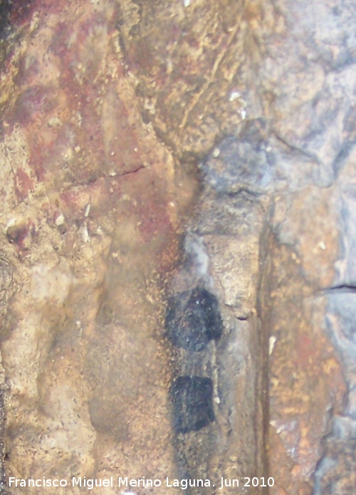 Pinturas rupestres de la Cueva de los Soles Abside II - Pinturas rupestres de la Cueva de los Soles Abside II. Puntos negros