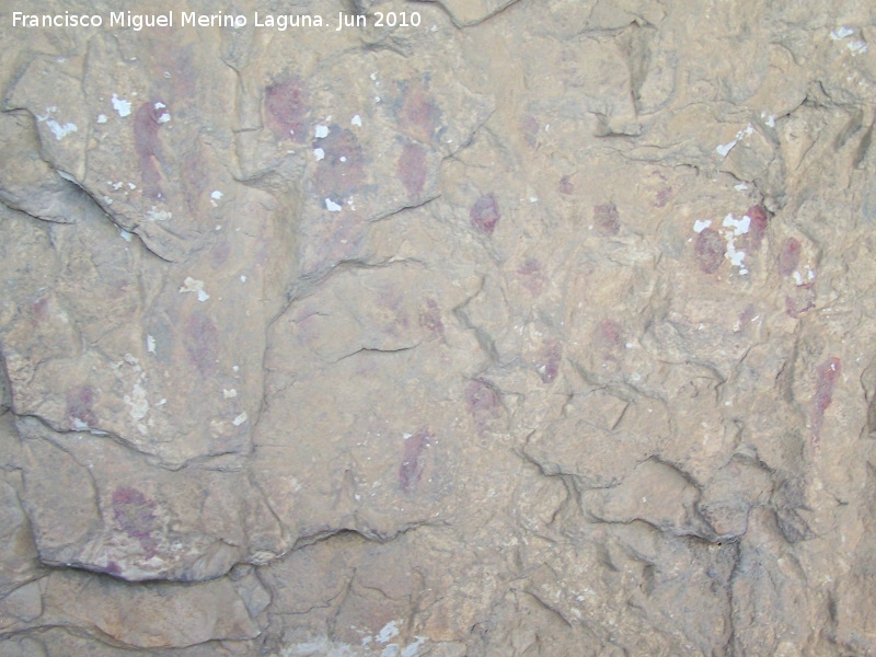 Pinturas rupestres de la Cueva de los Soles Abside III - Pinturas rupestres de la Cueva de los Soles Abside III. Puntos