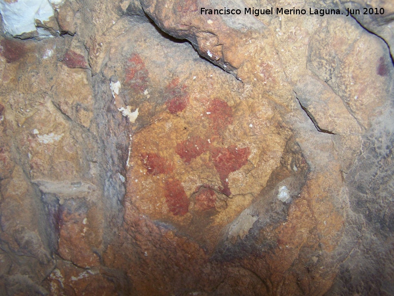 Pinturas rupestres de la Cueva de los Soles Abside IV - Pinturas rupestres de la Cueva de los Soles Abside IV. Puntos