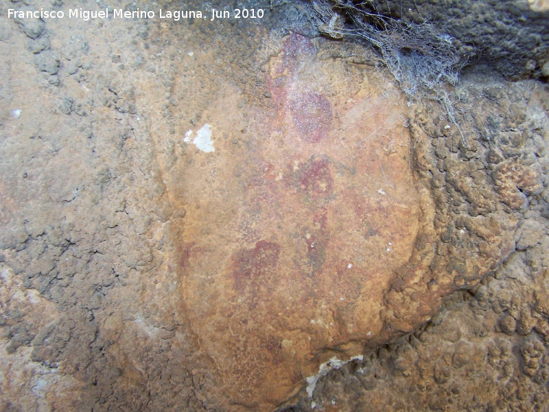 Pinturas rupestres de la Cueva de los Soles Abside V - Pinturas rupestres de la Cueva de los Soles Abside V. Restos