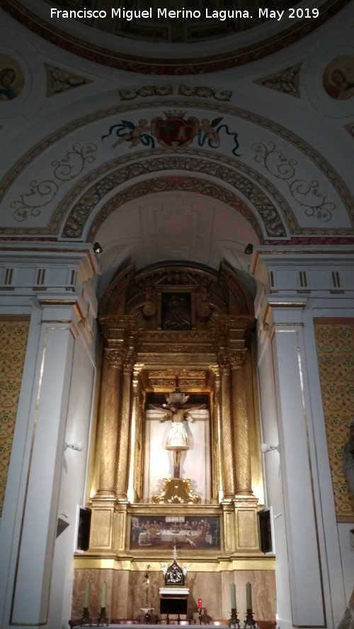 Ermita del Cristo del Prado - Ermita del Cristo del Prado. Retablo