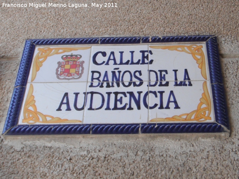 Calle Baos de la Audiencia - Calle Baos de la Audiencia. 