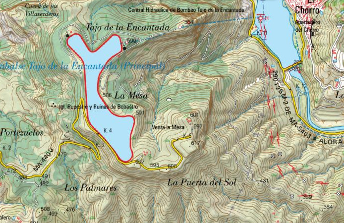 Las Mesas de Villaverde - Las Mesas de Villaverde. Mapa