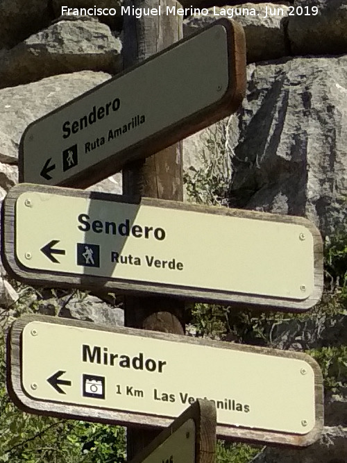 Torcal de Antequera. Ruta Amarilla - Torcal de Antequera. Ruta Amarilla. Sealizacin