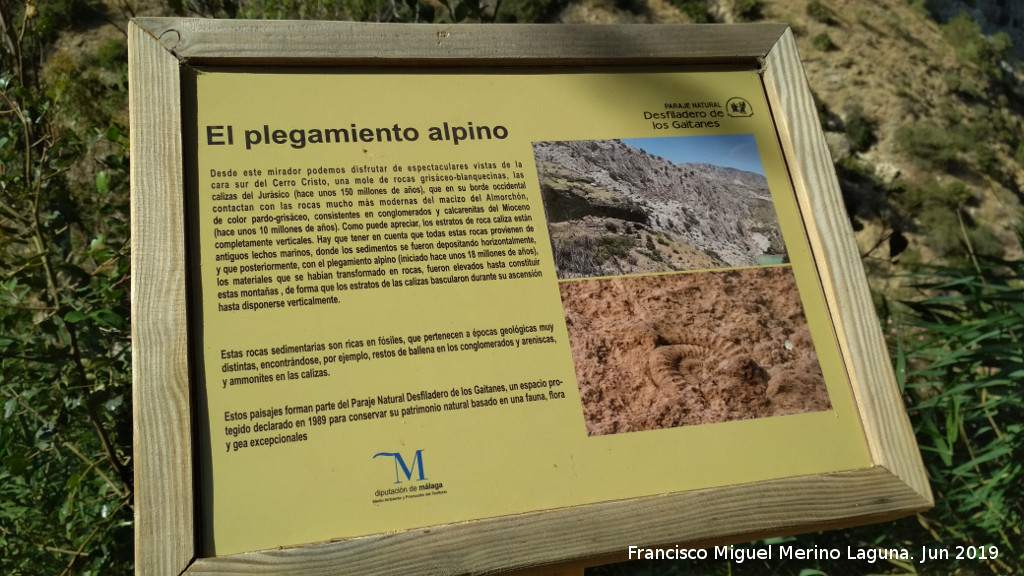 Mirador del Caminito del Rey - Mirador del Caminito del Rey. Panel