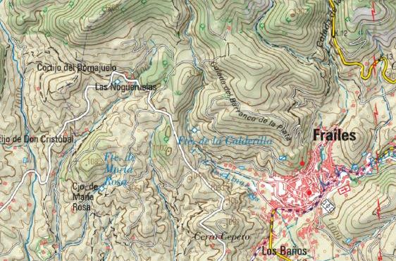 Aldea El Dornajuelo - Aldea El Dornajuelo. Mapa