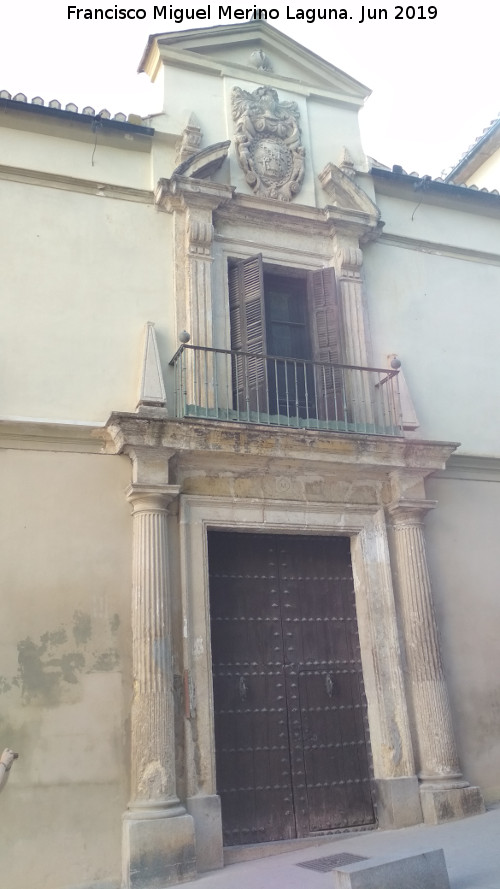 Palacio de los Marqueses de Cartagena - Palacio de los Marqueses de Cartagena. Portada