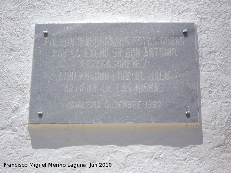 Ermita de San Isidro - Ermita de San Isidro. Placa