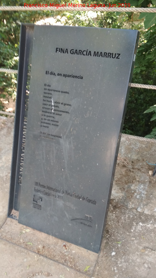 Carmen de los Mrtires. Ruta de Poetas - Carmen de los Mrtires. Ruta de Poetas. 