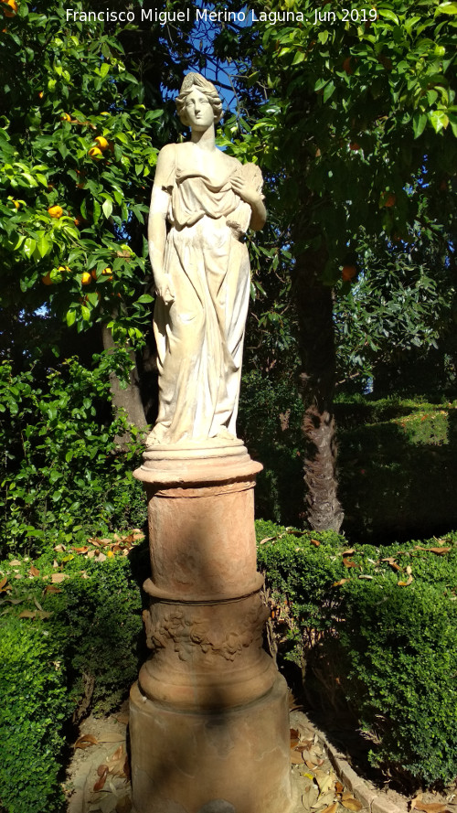 Carmen de los Mrtires. Jardn Francs - Carmen de los Mrtires. Jardn Francs. Escultura