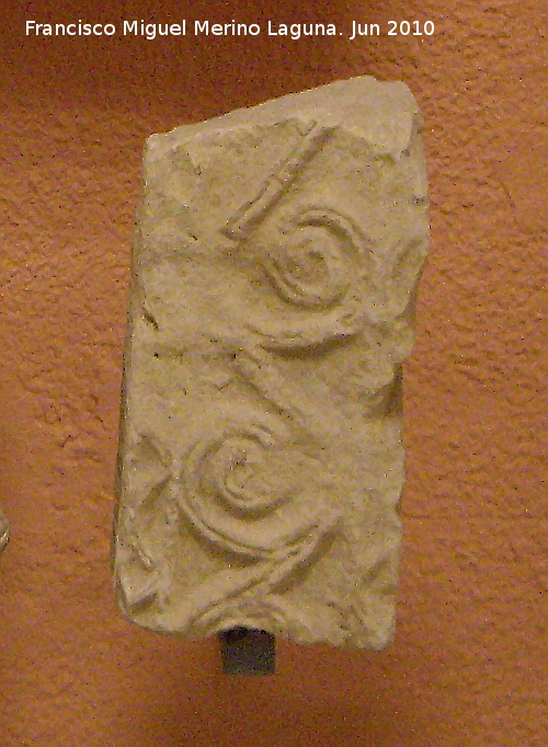 Los Morrones - Los Morrones. Fragmento visigodo siglos VI-VII. Museo Provincial de Jan
