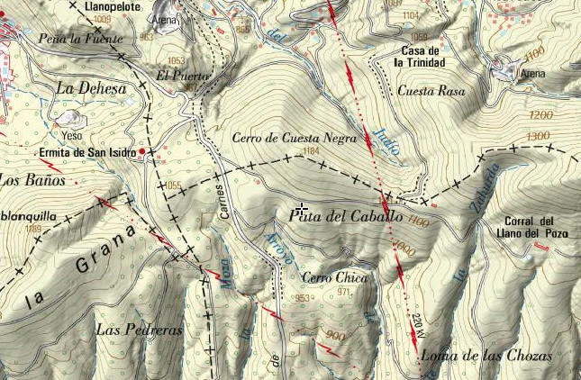 Pata de Caballo - Pata de Caballo. Mapa