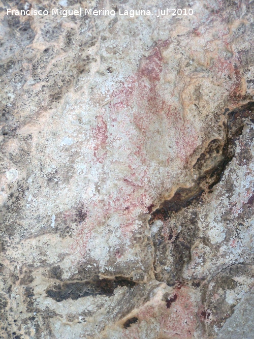 Pinturas rupestres de la Cueva Secreta Grupo II - Pinturas rupestres de la Cueva Secreta Grupo II. Antropomorfo