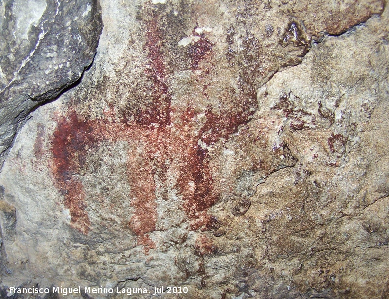 Pinturas rupestres de la Cueva Secreta Grupo I - Pinturas rupestres de la Cueva Secreta Grupo I. Pectiniforme