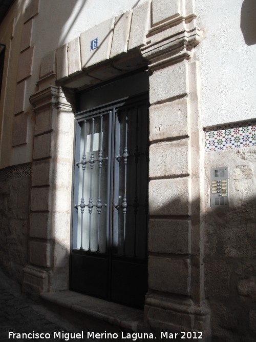 Casa de la Calle Jaboneras n 6 - Casa de la Calle Jaboneras n 6. 