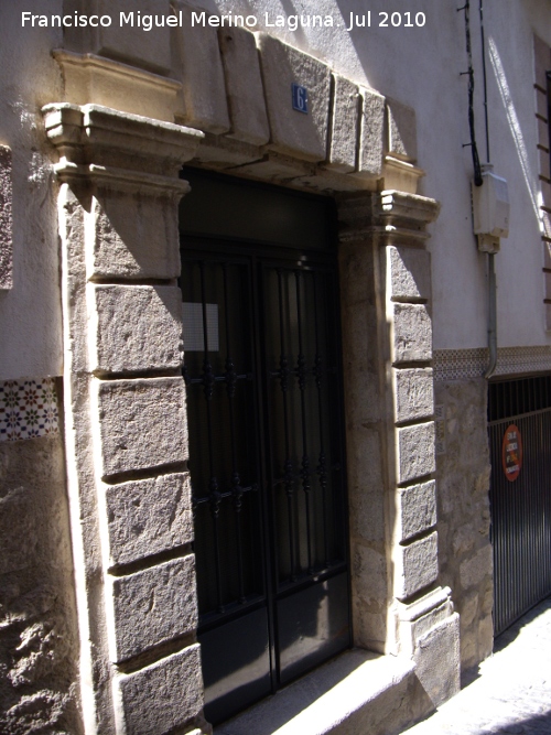 Casa de la Calle Jaboneras n 6 - Casa de la Calle Jaboneras n 6. 