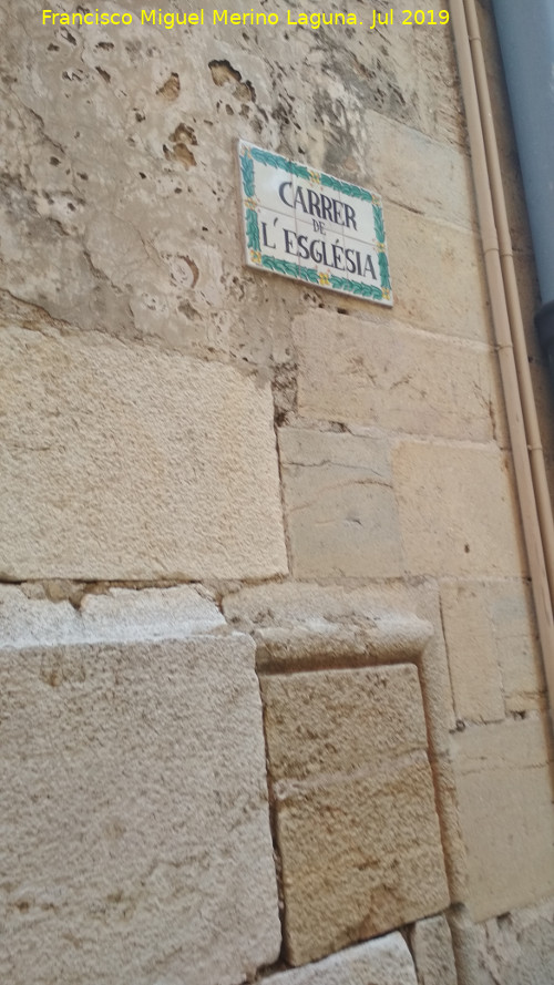 Iglesia de Santa Mara la Mayor - Iglesia de Santa Mara la Mayor. Detalle de la base de la torre