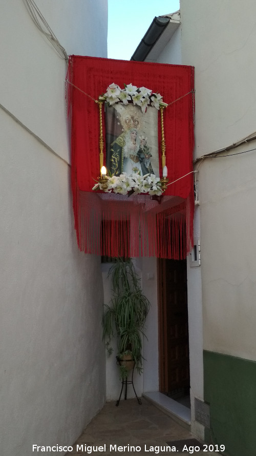 Casa Estrecha - Casa Estrecha. Engalanada para las Fiestas de Moros y Cristianos