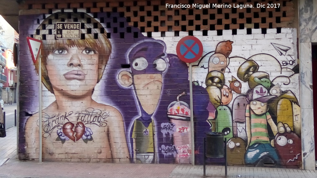 Graffiti de la Calle Bailn - Graffiti de la Calle Bailn. 