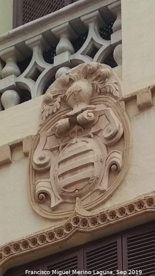 Palacio de los Marqueses de Casablanca - Palacio de los Marqueses de Casablanca. Escudo