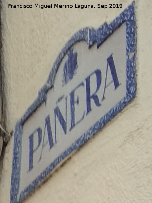 Calle Paera - Calle Paera. Placa