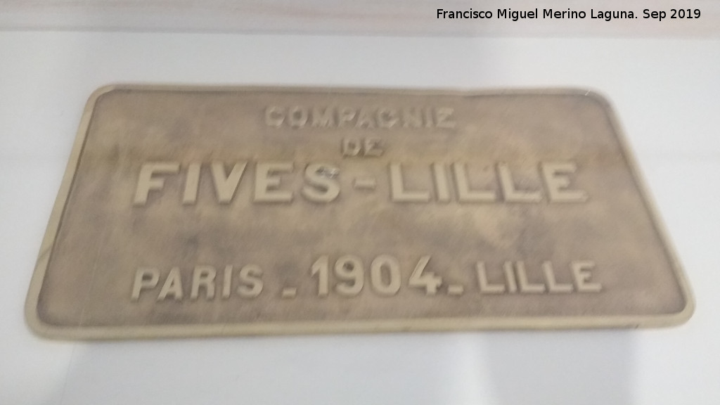 Azucarera La Vega - Azucarera La Vega. Placa. Coleccin Miguel Gimnez Yanguas. Casa de los Tiros - Granada