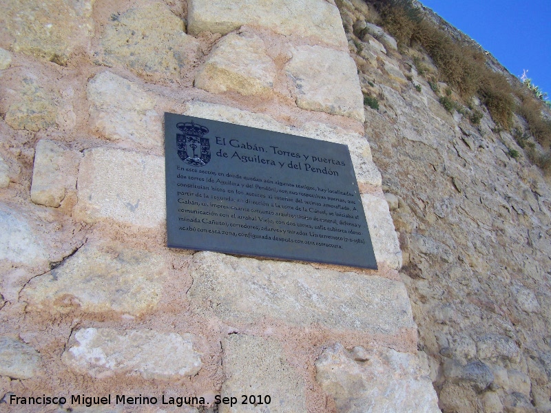 La Mota. Puerta de Aguilera - La Mota. Puerta de Aguilera. Ubicacin de la Puerta Aguilera