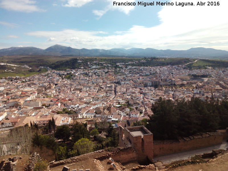 La Mota. Pasadizo del Arrabal Viejo - La Mota. Pasadizo del Arrabal Viejo. Vistas desde la terraza