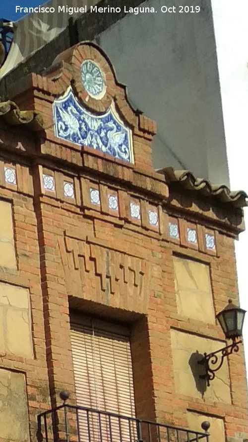 Casa de la Calle Teniente Rueda n 8 - Casa de la Calle Teniente Rueda n 8. Frontn