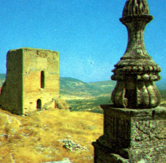 La Mota. Torre del Homenaje - La Mota. Torre del Homenaje. Foto antigua. Antes de reconstruir