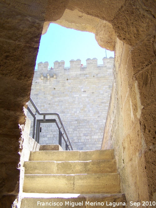 La Mota. Torre de la Campana - La Mota. Torre de la Campana. Salida al adarve