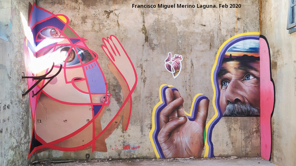 Grafiti de la Esposa del Minero y el Minero de la Cruz - Grafiti de la Esposa del Minero y el Minero de la Cruz. 