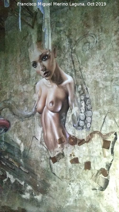Graffiti Mujer y el Pulpo de la Cruz - Graffiti Mujer y el Pulpo de la Cruz. Mujer