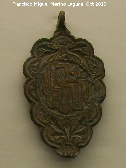 Aldea Monte Lope lvarez - Aldea Monte Lope lvarez. Amuleto cabalstico rabe. Museo San Antonio de Padua - Martos