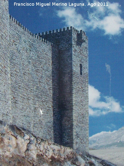 Castillo de la Villa. Torre Almedina - Castillo de la Villa. Torre Almedina. Reconstruccin virtual