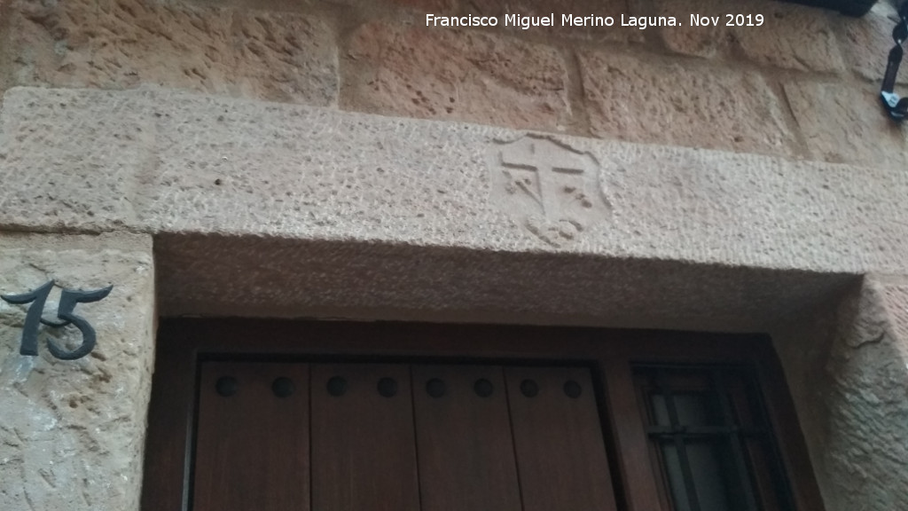 Casa de la Calle de la Trinidad n 15 - Casa de la Calle de la Trinidad n 15. Dintel