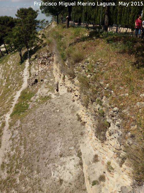 Alczar de Baeza - Alczar de Baeza. Murallas del Cerro del Alczar