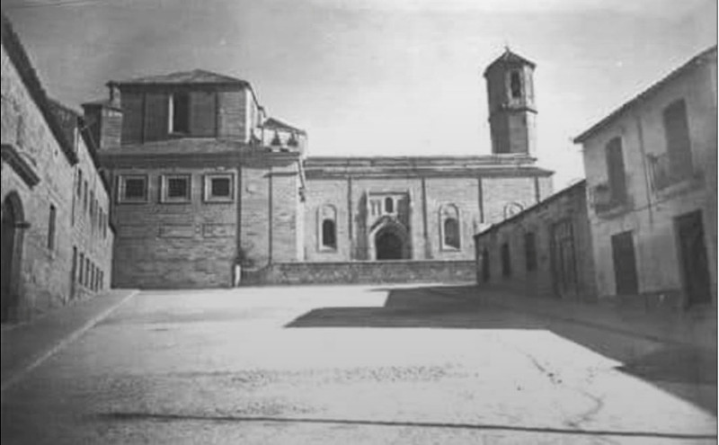 Plaza de Santa Mara - Plaza de Santa Mara. Cuesta de Santa Mara. Foto antigua