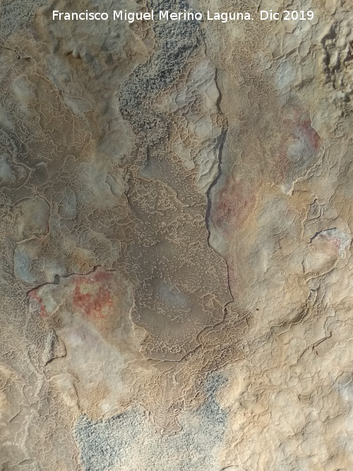 Pinturas rupestres del Abrigo del Almendro II - Pinturas rupestres del Abrigo del Almendro II. Panel