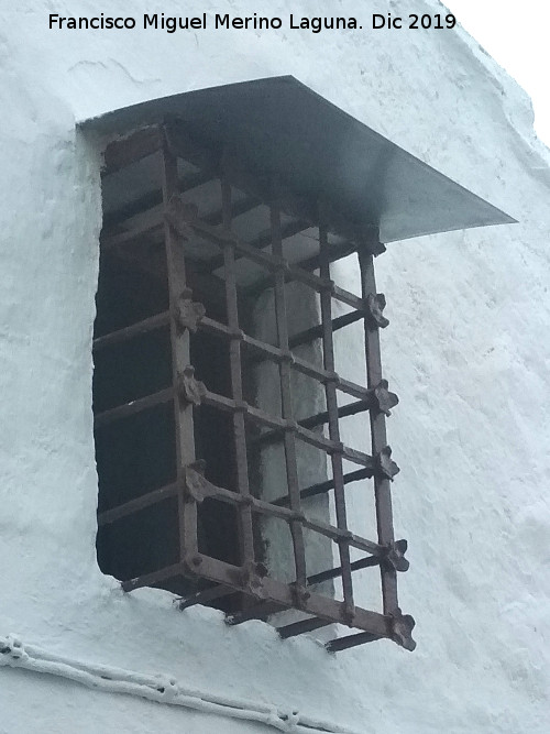 Casa de la Calle Torno Monjas n 16 - Casa de la Calle Torno Monjas n 16. Reja de rosetas