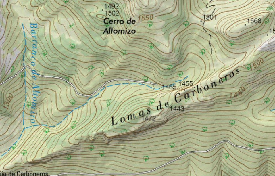 Arroyo de los Habares - Arroyo de los Habares. Mapa