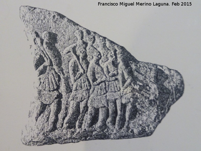 Palazuelos - Palazuelos. Dibujo del relieve de los mineros